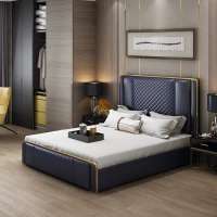 Wholesale Latest designs luxury home furniture modern upholstered bed