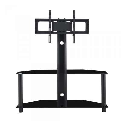 Latest Design Universal Modern Television Stand Aluminum Tube Glass Plasma TV Stand Furniture Living Room