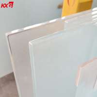 10mm 12mm Tempered Acid Etched Glass Shower room balustrade Low Iron Toughened Glass Price